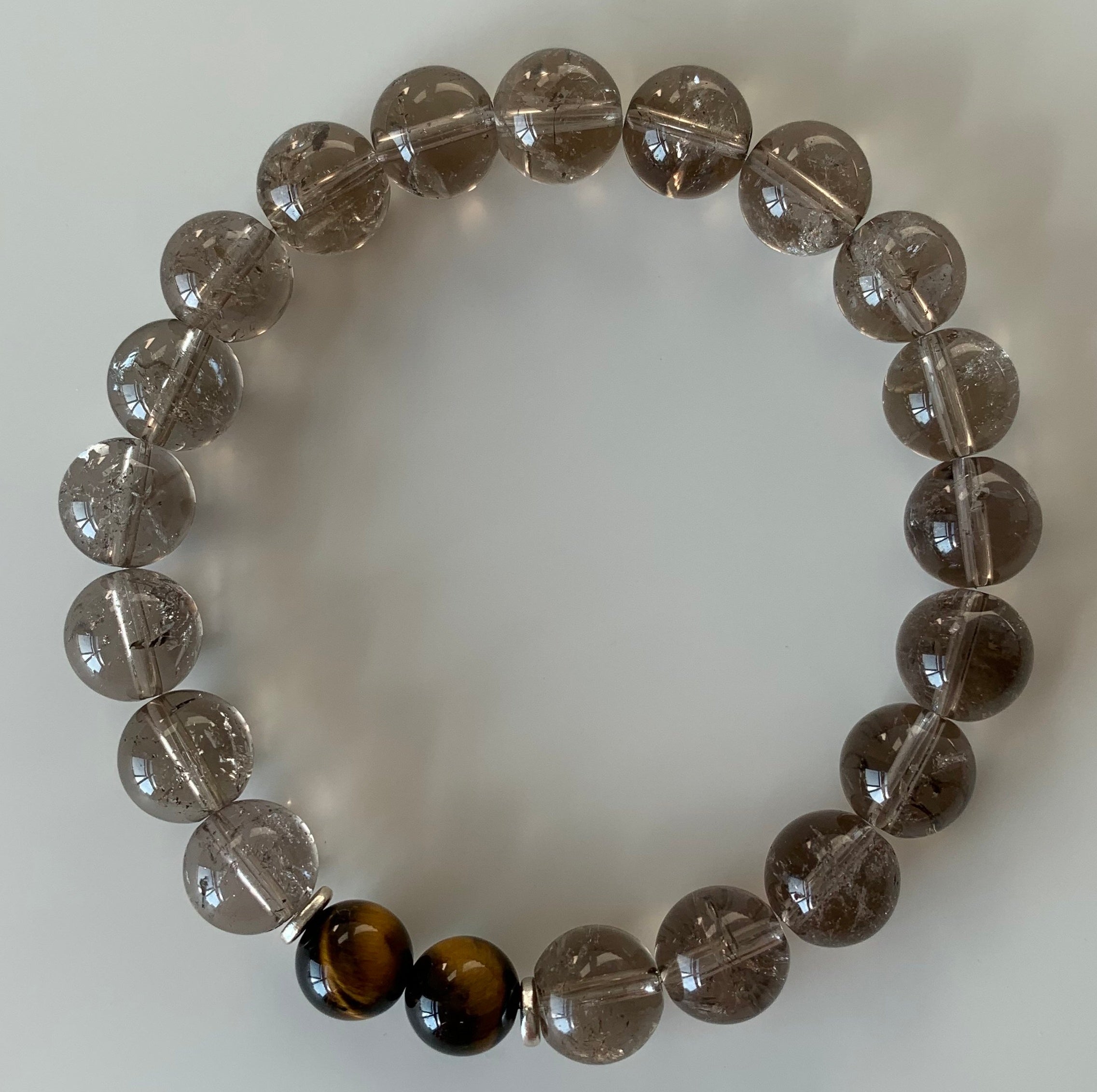 Smoky Quartz & Tiger’s Eye bracelet