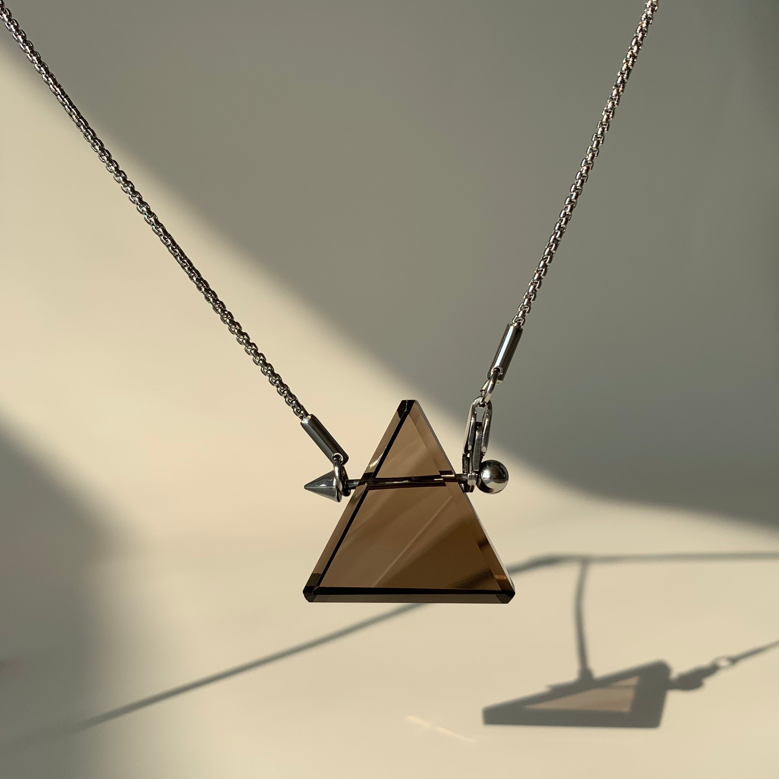 Smoky Quartz Grounding Pendant Necklace