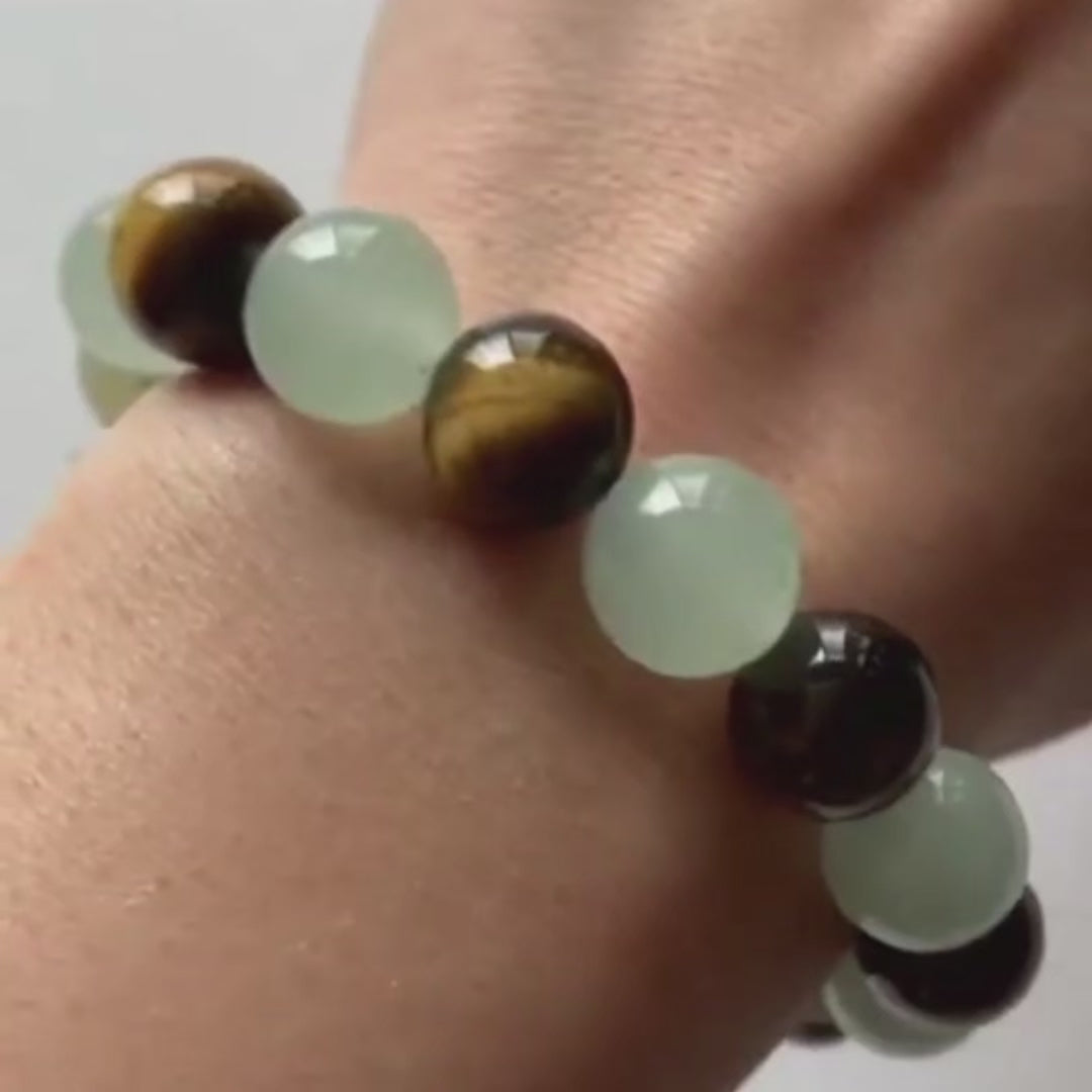 Green Aventurine & Tiger’s Eye Bracelet